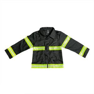 High Quality Durable Kids Youth Fireman Jacket Costume with Reflective Bands